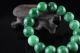 Natural 12mm Jade Jadeite Round Beads Stretchy Jade Bracelet 012 Bracelets photo 3
