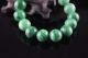 Natural 12mm Jade Jadeite Round Beads Stretchy Jade Bracelet 012 Bracelets photo 4