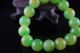 Natural 12mm Jade Jadeite Round Beads Stretchy Jade Bracelet 011 Bracelets photo 1