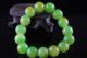 Natural 12mm Jade Jadeite Round Beads Stretchy Jade Bracelet 011 Bracelets photo 3