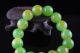Natural 12mm Jade Jadeite Round Beads Stretchy Jade Bracelet 011 Bracelets photo 4