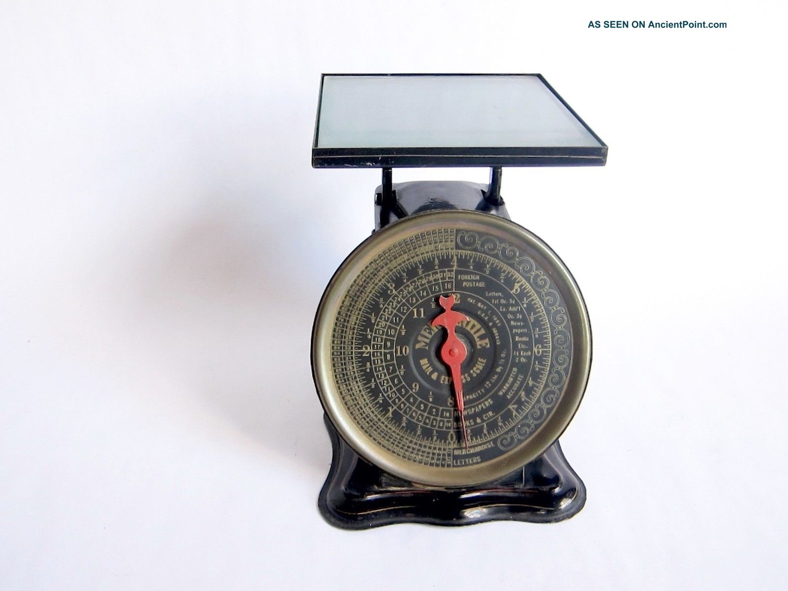 Antique Scales, 1906 Mercantile Mail & Express Weighing Scale