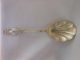 Antique Reed & Barton Solid Shell Casserole Serving Spoon 1901 Tiger Lily L1 Flatware & Silverware photo 1