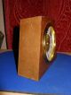 Vintgage Made In Germany Wooden Small Clock Clocks photo 4
