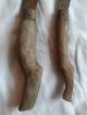 Antique Primitive Wood Old Metal Iron Hand Made Rustic Farm Naive Pocket Knife Primitives photo 2