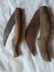 Antique Primitive Wood Old Metal Iron Hand Made Rustic Farm Naive Pocket Knife Primitives photo 4