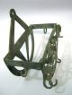 Antique Brass Utensil Holder Rack,  Kitchen Utensil Hook Rack Primitives photo 3
