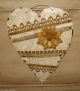 Tile Heart W/flower Wall Hanging Primitive/french Country Decor Valentine Gift Primitives photo 3