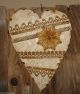 Tile Heart W/flower Wall Hanging Primitive/french Country Decor Valentine Gift Primitives photo 5