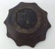 Early 19th C.  Footed Antique Wood Bowl Primitive Woodenware Butter Trencher Primitives photo 5