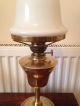 A Vintage Small Kosmos Brass Oil Lamp With Shade Order Pretty Item 20th Century photo 1
