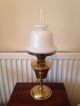 A Vintage Small Kosmos Brass Oil Lamp With Shade Order Pretty Item 20th Century photo 3