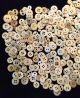 Awesome Group Of 500,  Antique Cow Bone Buttons Buttons photo 1