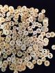 Awesome Group Of 500,  Antique Cow Bone Buttons Buttons photo 3