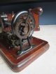 Rare Antique Bradbury Wellington Family Fiddle Base 1891 Sewing Machine In Case Sewing Machines photo 3