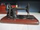 Rare Antique Bradbury Wellington Family Fiddle Base 1891 Sewing Machine In Case Sewing Machines photo 4