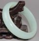 Ancient Chinese Jade Bangle Carved Jade Bracelet J061386 Bracelets photo 1