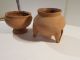2 Nicoya Bowls Rattle Legs Pre - Columbian Archaic Ancient Artifacts Disquis Mayan The Americas photo 1