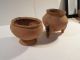 2 Nicoya Bowls Rattle Legs Pre - Columbian Archaic Ancient Artifacts Disquis Mayan The Americas photo 2