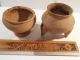 2 Nicoya Bowls Rattle Legs Pre - Columbian Archaic Ancient Artifacts Disquis Mayan The Americas photo 4