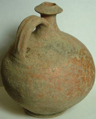 Roman Ceramic Vessel Artifact/jug/vase/pottery Kylix Guttus Olpe 3c.  Ad photo