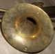 Vintage Trombone Victor Howard W Foote&co York&sons Mouthpiece Old Leather Case& Brass photo 8