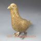Chinese Brass Hand - Carved Statue - - - Pigeon Other Antique Chinese Statues photo 1