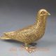 Chinese Brass Hand - Carved Statue - - - Pigeon Other Antique Chinese Statues photo 2