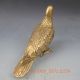 Chinese Brass Hand - Carved Statue - - - Pigeon Other Antique Chinese Statues photo 3