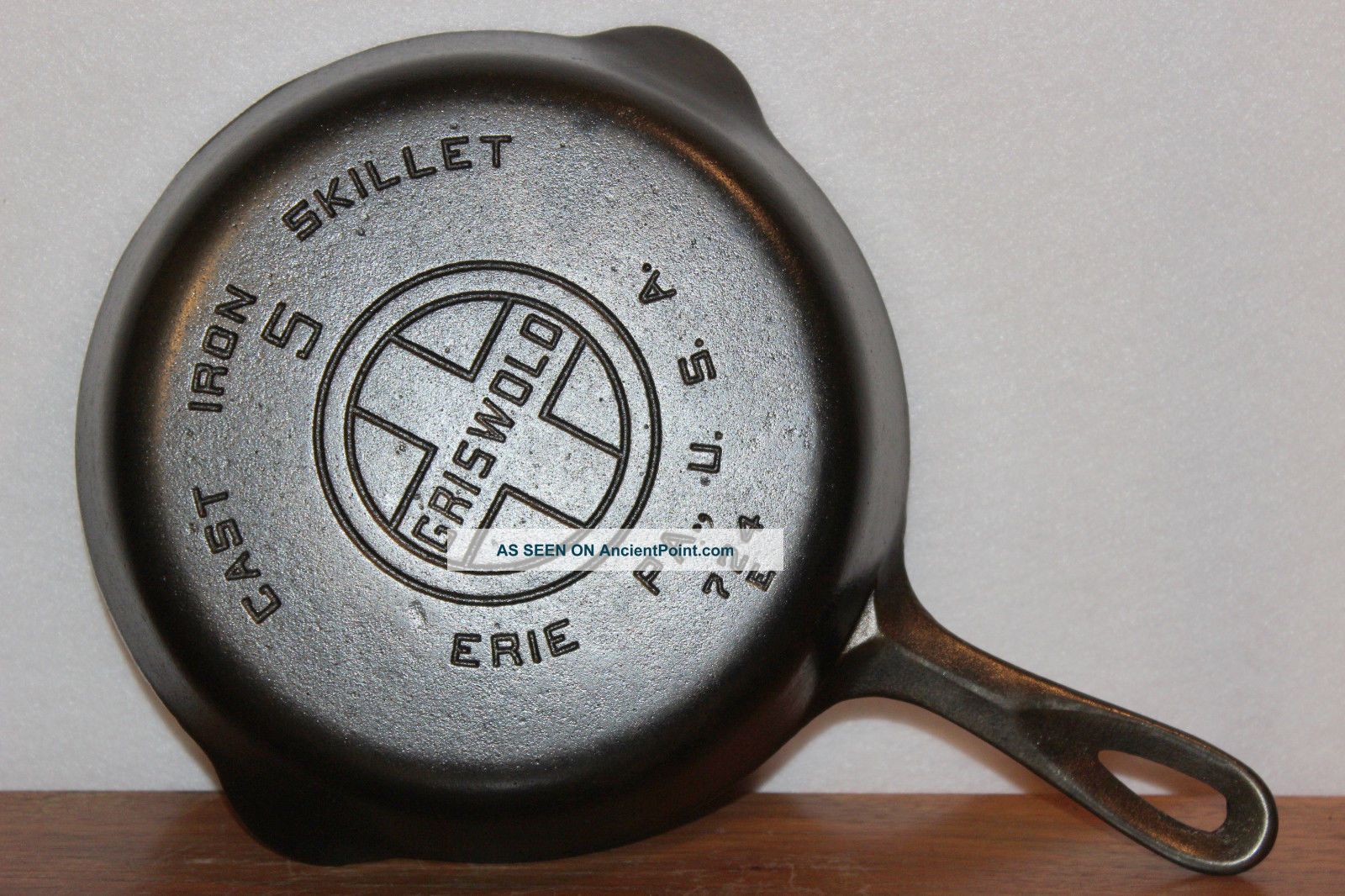 Griswold Large Block Logo Erie Pa Usa 5 Cast Iron Skillet 724 E Other Antique Home & Hearth photo
