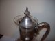 Vintage Newport Silverplate Coffee / Tea Glass Carafe With Candle Base Warmer Tea/Coffee Pots & Sets photo 1