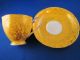 Royal Grafton Bone China Tea Cup Made Of England Yellow W/gold Trim Cups & Saucers photo 3