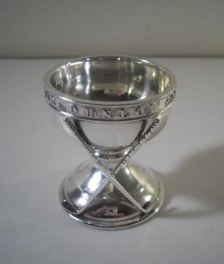 A Rare Silver Golf ' Hole In One ' Trophy Cup: Birmingham 1929 photo