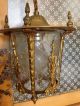 Vintage Lantern With Cut Glass.  Indoor Outdoor Chandeliers, Fixtures, Sconces photo 1