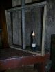 Primitive Rustic Grain Screen / Sifter W/ Handle - Candle Light,  Farmhouse Primitives photo 6