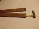 Antique Brass And Wood Folding Ruler Primitives photo 1