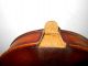 Vintage Old Antique 2 Pc Back Full Size Violin - String photo 7