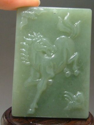 Chinese Nephrite Antique Old Celadon Jade Pendants 