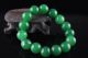 Natural 12mm Jade Jadeite Round Beads Stretchy Jade Bracelet 19 Bracelets photo 1