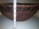 Antique African Nupe Tribe Straw Basket 15.  5 