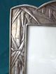 2 Frame Bamboo Decor Relief China Export Solid Silver Mz.  Tuck Chang Boxes photo 7