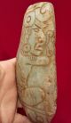 Mayan Incised Jade Quartz Plate Plaque Pendant Antique Pre Columbian Artifact The Americas photo 1