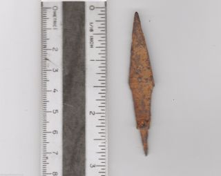75mm Arrowhead Relic From Ancient Roman Era 100 - 300 Ad.  Example photo