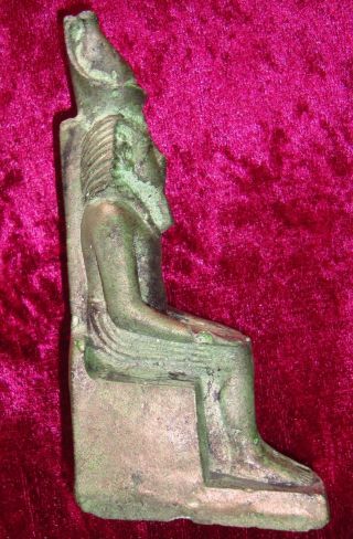 A Fine Statue Amenophis 3rd - Kingdom Pharoah - Hand Finished Museum Replica photo