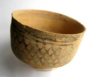 Circa.  2500 B.  C Bronze Age Harappan Culture Painted Terracotta Bowl photo