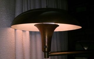 Mid - Century Flying Saucer Sight Light Flying Saucer Swivel Desk Lamp photo