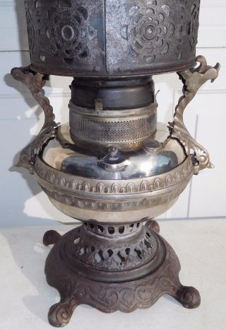 1880 ' S Antique Standard Lighting Co.  Kerosene Heater W/font Stunning Piece photo