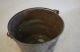 Ansonia Brass Cauldron Bucket Pail Kettle Pot Antique Fireplace Hearth Ware photo 1
