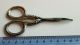 Georde V Solid Silver Handled Scissors Nail Or Sewing 1911 Birmingham Other Antique Sterling Silver photo 1