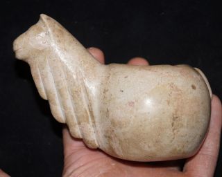 Large Canopa Stone Llama Northern Peru Artifact 800 - 1200 A.  D. photo